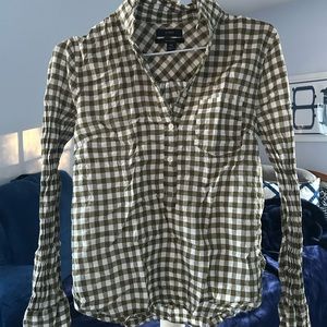 J Crew Gingham Popover